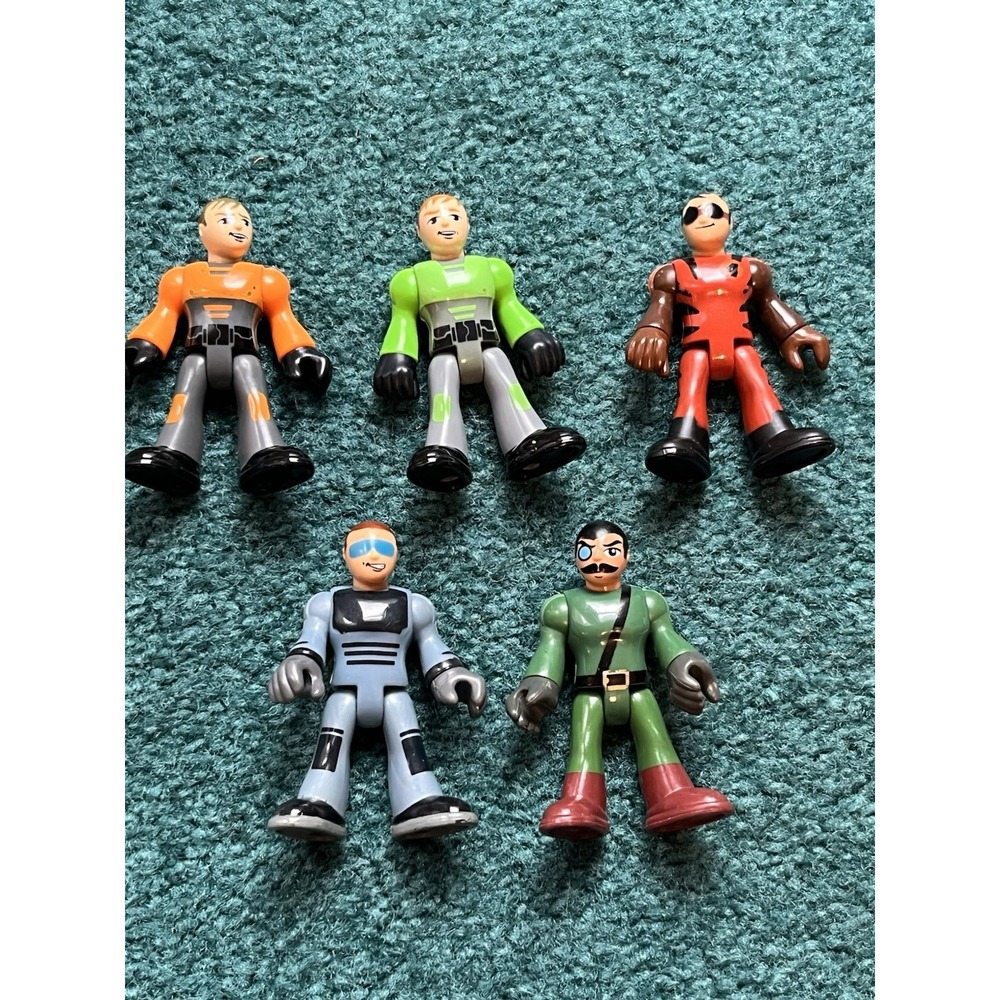 Fisher Price Imaginext Figure Lot Space Astronaut Sky Racers Adventure 5pc